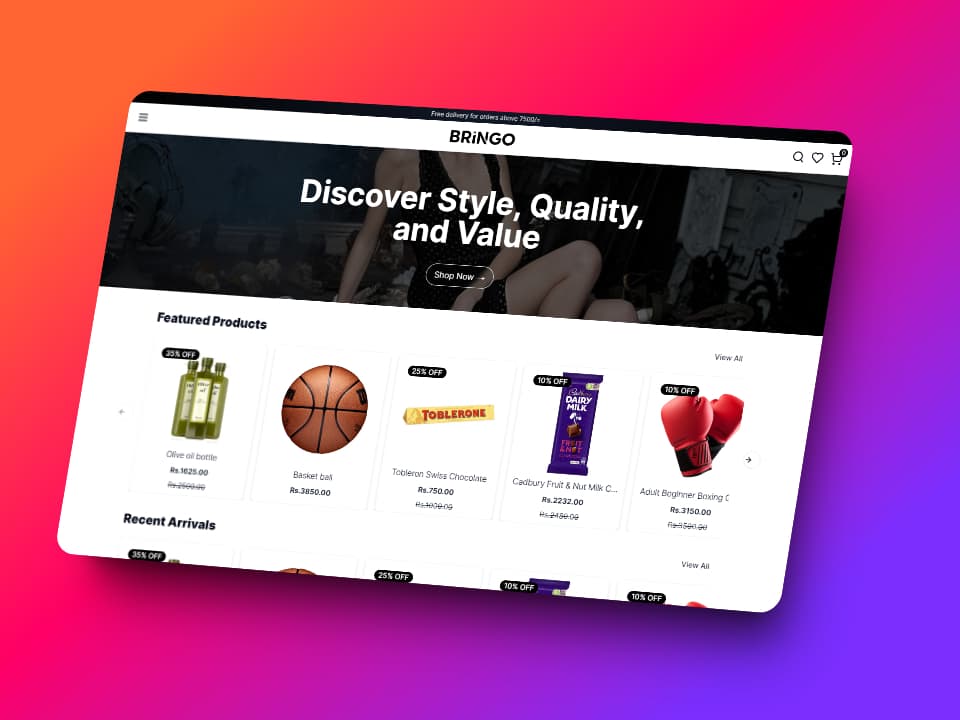 Bringo E-Commerce